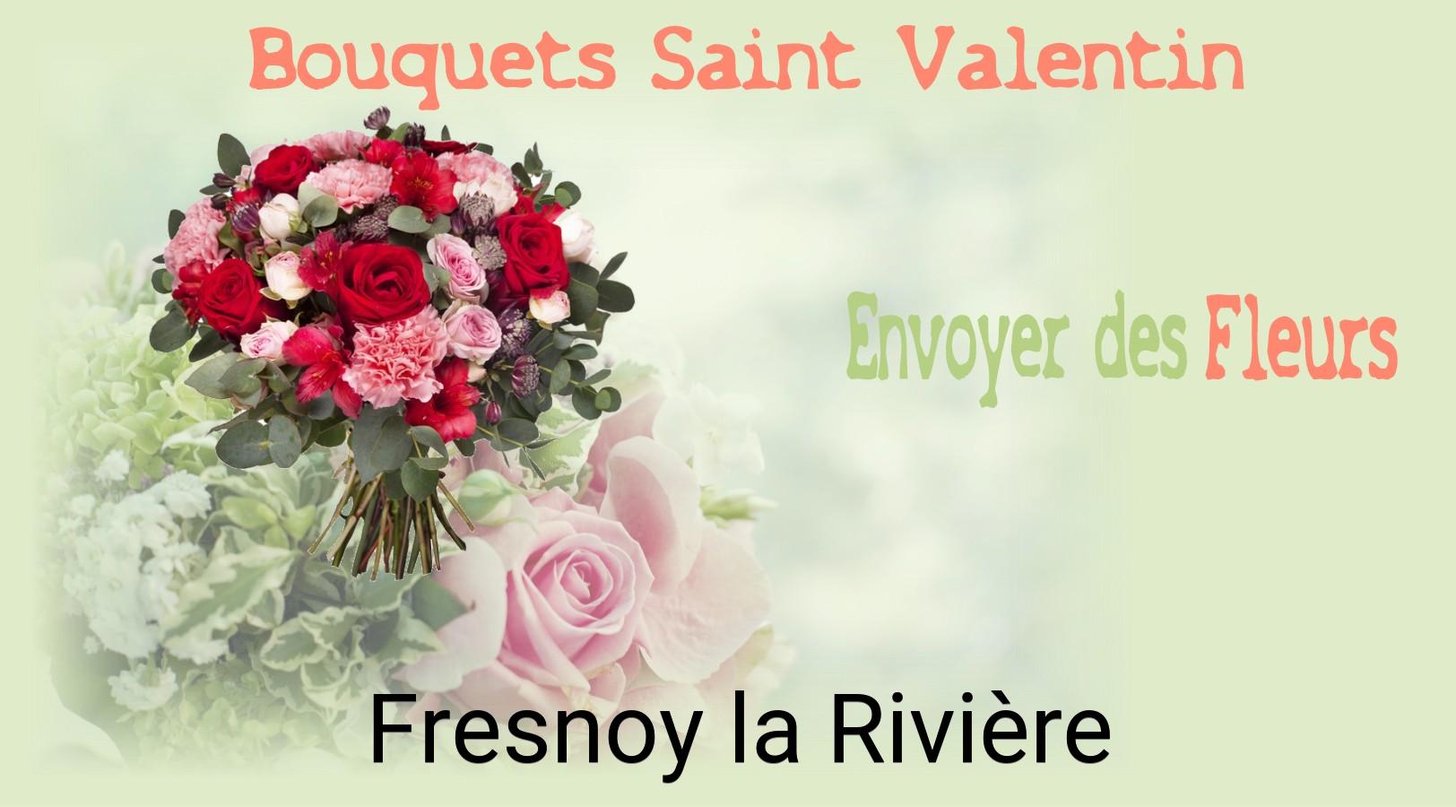 Roses de Saint-Valentin livrées à Fresnoy-la-Rivière